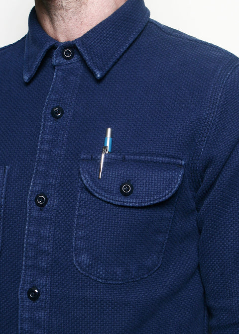 Work Shirt // Dyed Navy Sashiko