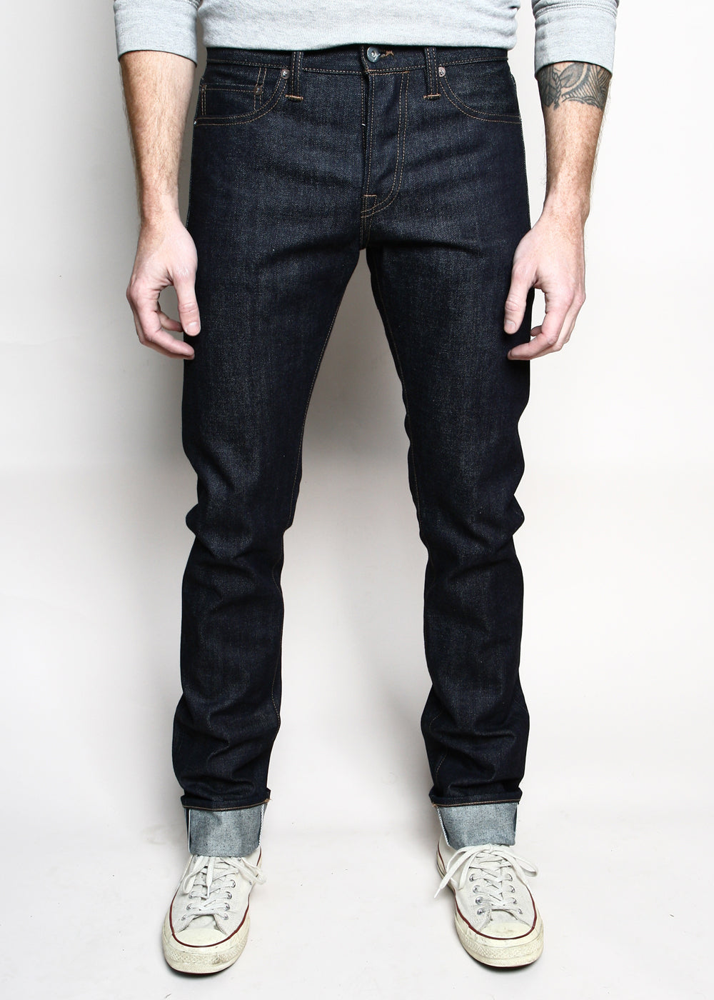Strider Stretch Wide Leg Jean in Grey | KSUBI | Repertoire
