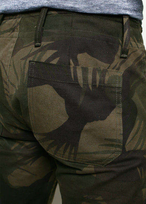  Boarder Pants // Olive Palm Camo