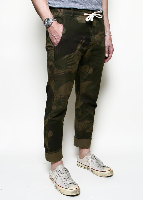 Boarder Pants // Olive Palm Camo