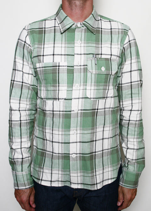 Field Shirt // Light Green Plaid – Rogue Territory