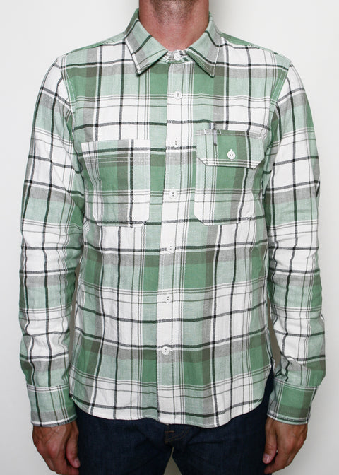  Field Shirt // Light Green Plaid