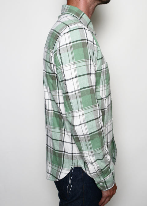  Field Shirt // Light Green Plaid