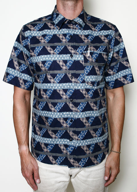 Maker Shirt // Navy Lattice