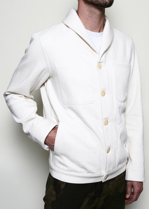  Shawl Collar Supply Jacket // Knit Natural Denim